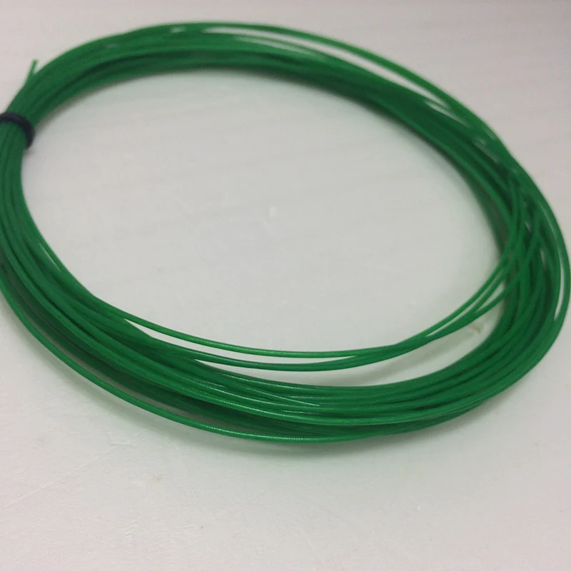 10 m/Stück FANGCAN 1,20 mm/18 Gauge SEMI-GUT Nylon-Squash-Schnur für Squashschläger, grüne Farbe