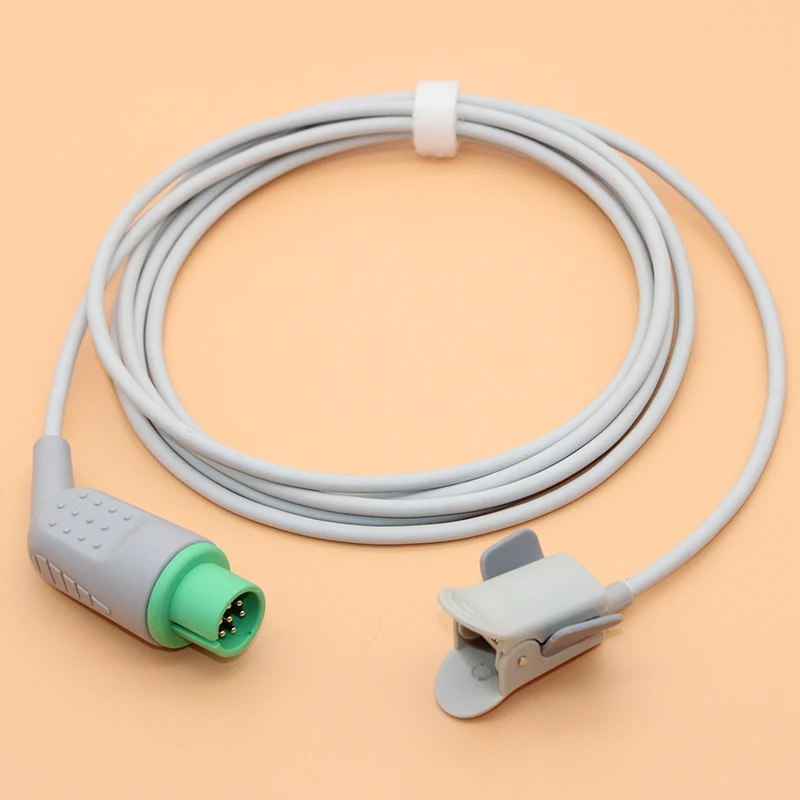 Compatible 7pin Bionets BM7 Spo2 sensor cable for adult/pediatric/child/Neonate/veterinary,Finger/Ear/Foot/Forehead Probe cable.