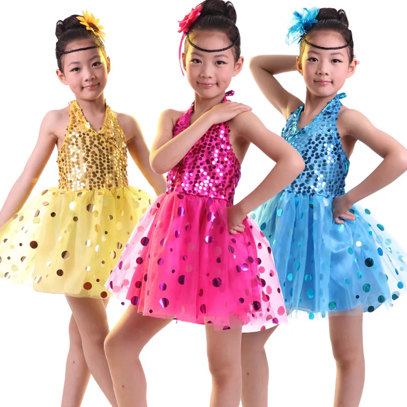 Jupe de danse à paillettes pour filles, vêtements de performance sur scène pour enfants, vêtements de danse pour élèves de maternelle, nouvelle collection