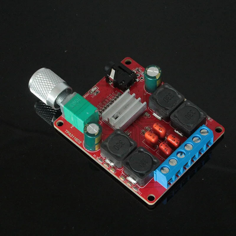 High Power Digital Amplifier Board Module TPA3116D2 Audio Amplifier Board Stereo Dual Channel 2*50W