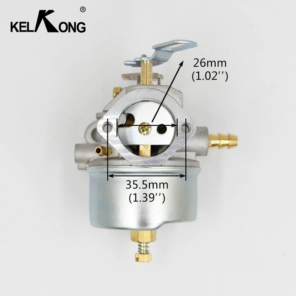 KELKONG Brand New Carburetor For Tecumseh 632370A 632370 632110 Carb Lawnmower Blowers HM100 HMSK100 HMSK90 Chainsaw