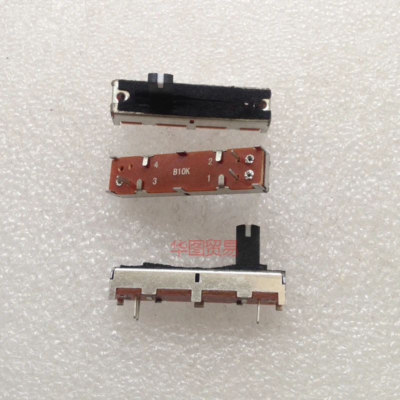 5pcs SM2065N-05C-B10K 35mm straight sliding potentiometer B10K / single linkage fader handle length 5MM