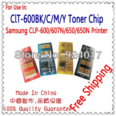 

For Samsung CLP-600 CLP-650 CLP-600N CLP-650N Printer Toner Chip,CLP600 CLP650 CLP600N CLP 600 650 Refill Toner Cartridge Chip