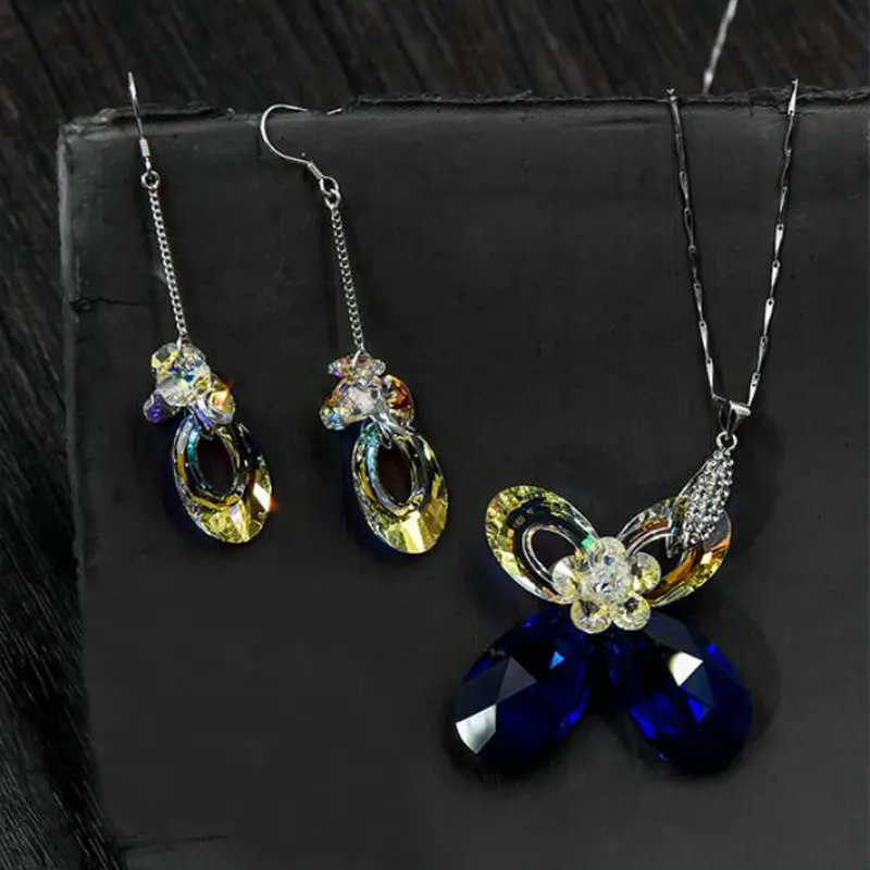 20mm 6040 crystal Helios Pendant Oval shape glass charms crystal beads for Earring necklace making DIY jewelry findings 8pcs