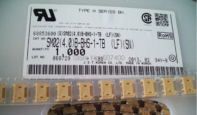 SM02(4.0)B-BHS-1-TB Header Connectors terminals housings 100% new and original parts SM02(4.0)B-BHS-1-TB (LF)(SN)