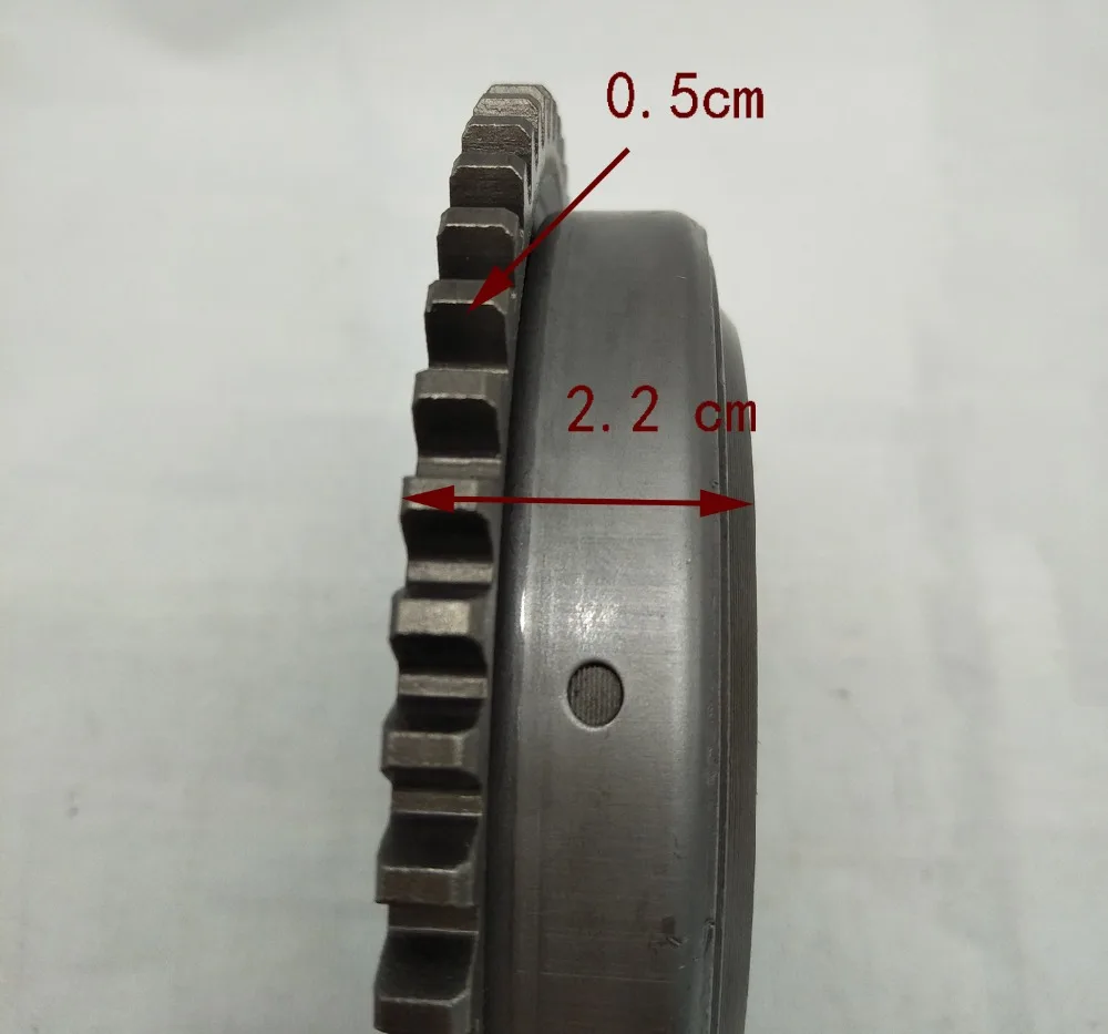 A31 motocicleta rolamento unidirecional embreagem de partida assy 52 dentes para honda WH125-12 SDH125-53 kyy 125 embreagem de arranque do motor