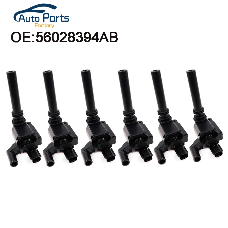 

6 PCS Ignition Coil For Chrysler 300 Dodge Durango Magnum Ram1500 Ram2500 Ram3500 Jeep Grand Cherokee 56028394AD 56028394AB