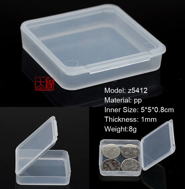 PP Transparent Plastic Storage Box Small Case Pack boxes DIY Making Part Material Accessories Supplies