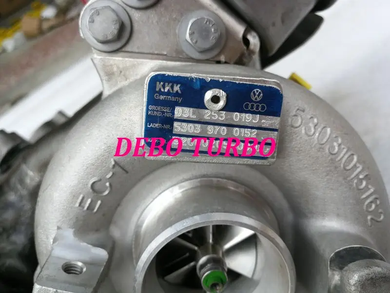 NEW GENUINE BV43 53039700152 03L253019J Turbocharger for EOS GOLF V VI PASSAT B6 Scirocco Tiguan AUDI A3CBAA/CBAB/CBDA/CBDB 2.0