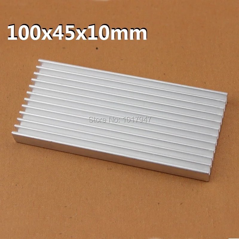 

10 Pieces lot 100mm x 45mm x 10mm Aluminum Heatsink For Electronics Computer Electric Equipment