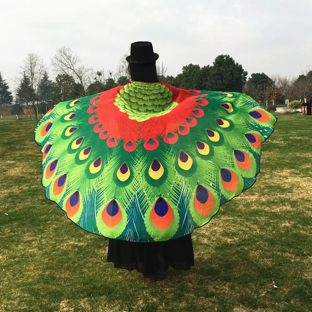 Frauen Schmetterling Mädchen Bauchtanz Flügel Monarch Cape Kostüm Festival bühne leistung