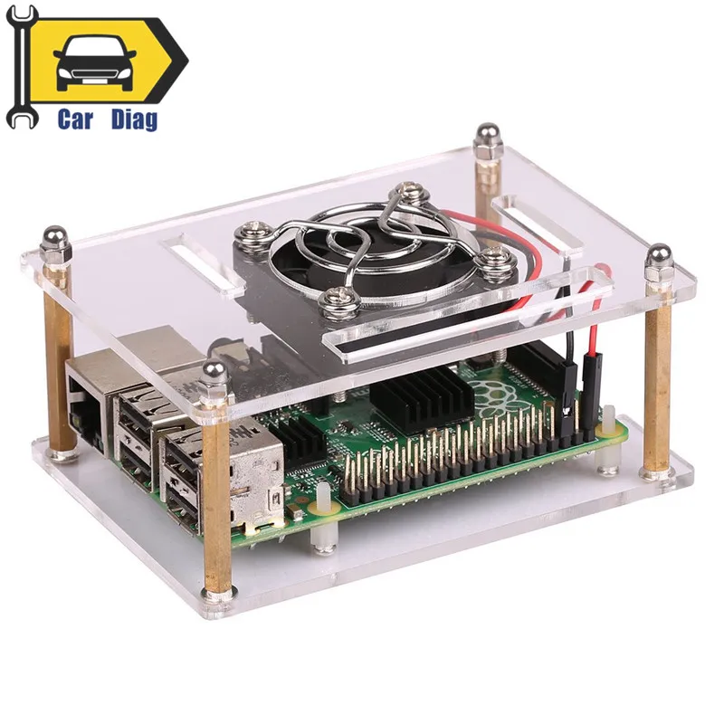 CJRSLRB Raspberry Cluster Shell Durable Plastic Pi Case a Perfect Fit for Your Raspberry Pi Model B+ B Plus