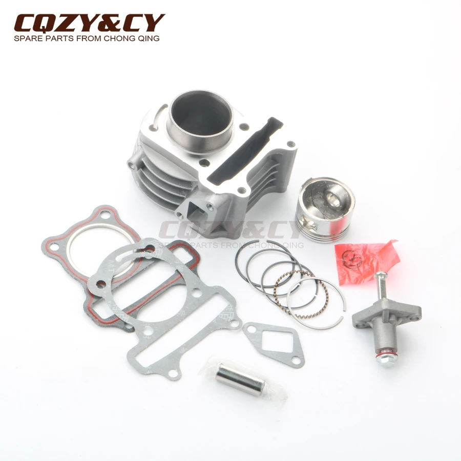 Scooter 60cc 44mm Big Bore Cylinder Kit & Piston Kit for Kymco Agility 50 Basic 50 DJ S Filly Super 8 Vitality 50cc 4-stroke