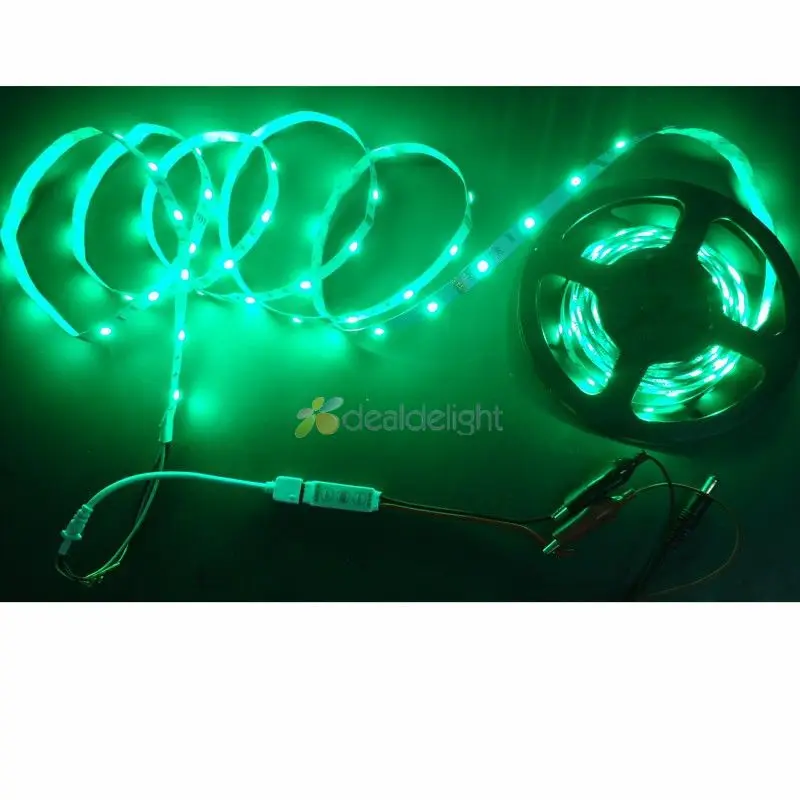 5pcs Mini RGB 3 Keys Controller DC12V 144W for 5050 3528 RGB LED Strip Light 19 Dynamic Modes and 20 Static Color