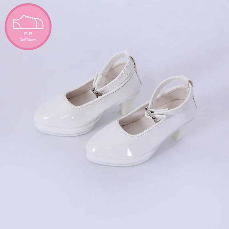 Shoes For Doll BJD leather shoes Toy Mini Doll Shoes 1/3  For switch BJD Dolls WX3-46 black /45 white 3 colors Doll Accessories