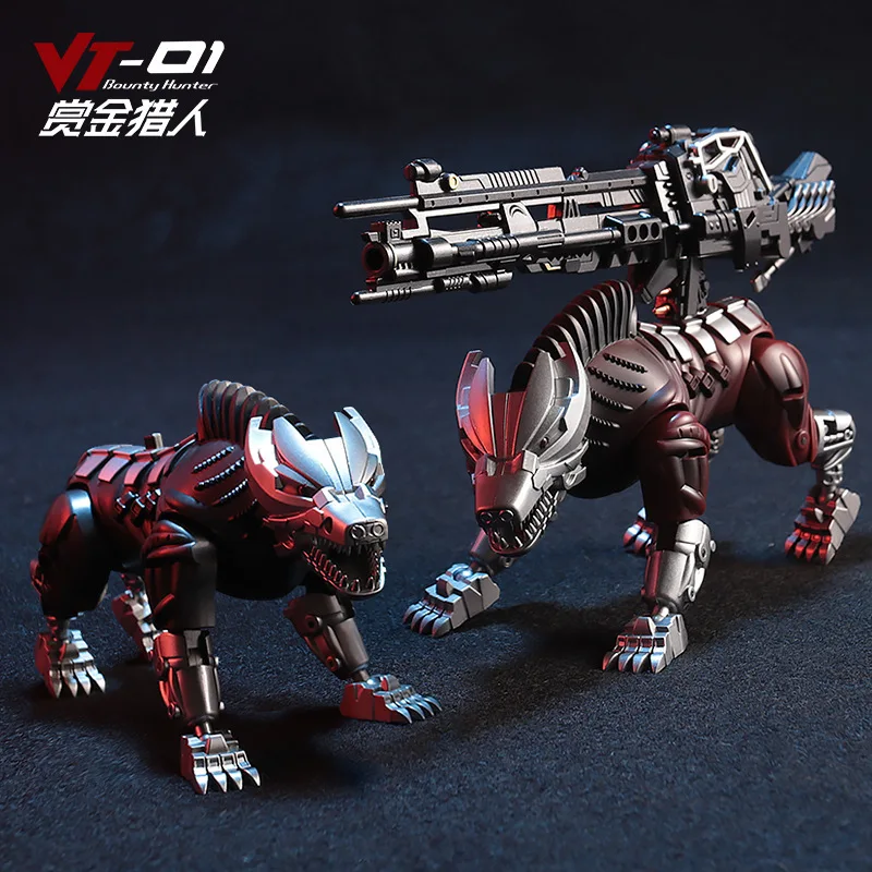 Transformatie Kill Lockdown VT-01 VT01 Met Twee Honden Legering Metaal KO UT R01 Vervormd Speelgoed Action Figure Robot Collectie Geschenken