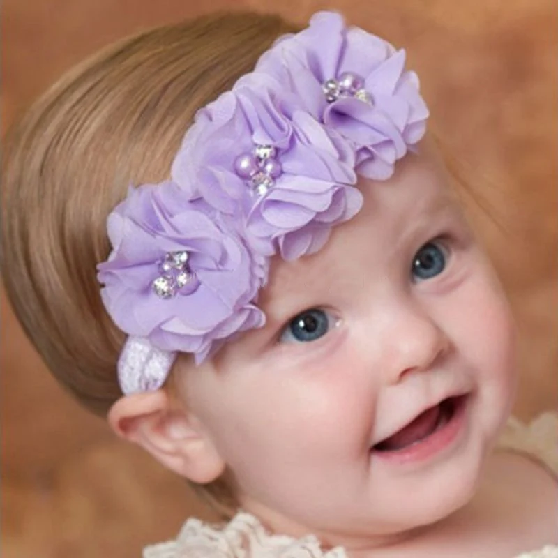 Baptism Floral Band Hair Toddler Wedding Party Casual Headbands Headbands Girls Baby Headdress Infant Christening