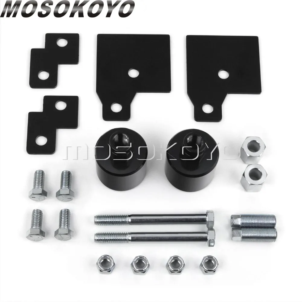 2 "kit de suporte de choque completo dianteiro & traseiro do elevador para polaris sportsman 500 600 700 800 1999-2015 espaçadores da mola