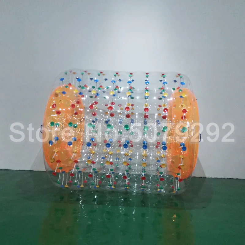 

Inflatable Water Roller Ball For Wate Games 2.4x2.2x1.7m Water Roller Wheel For Human PVC/TPU Roller For People Play Inside