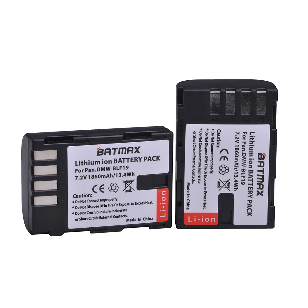 Batmax DMW-BLF19 DMW BLF19 BLF19 BLF19E BLF19e DMW-BLF19PP baterii dla Panasonic Lumix GH3 GH4 GH5