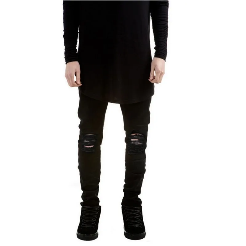 Hot New Brand Black Ripped Jeans dsq Men With Holes Denim Skinny Famous Designer Slim Fit Jean Pants HigH Quality Biker Jeans