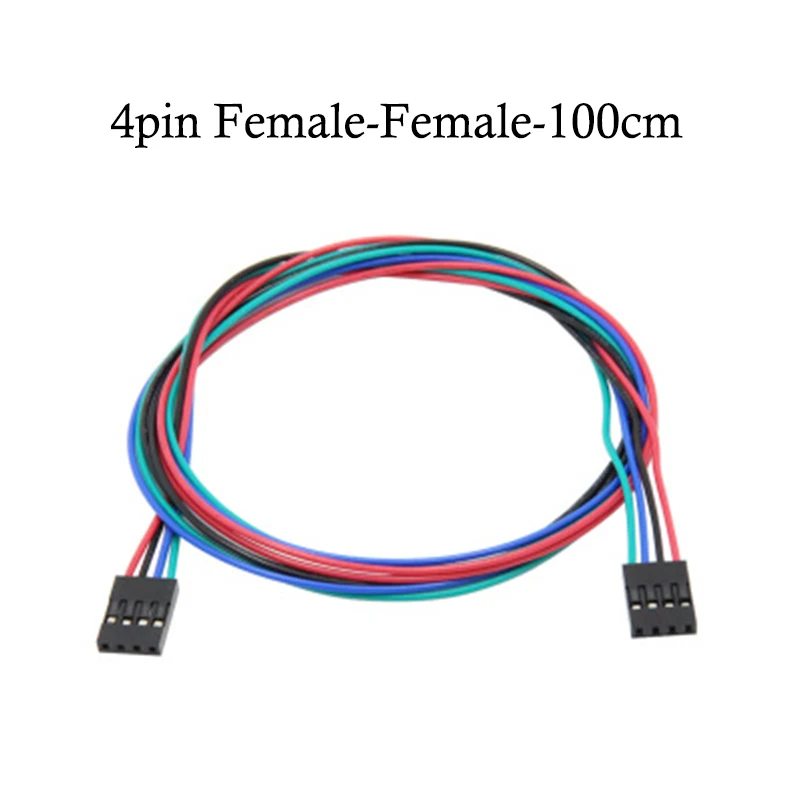 4pin Connector Female to Female DuPont line cable jumper RGB Connector PCB Adapter for 3D printer Arduino main board module