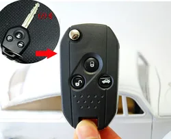 3 Buttons Replacement Modified Flip Folding Remote Key Case Shell For Subaru Forester XV Legacy Outback Fob Key Cover