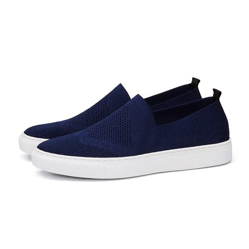 Neue Mode Slipper Männer flache Ferse Mesh Schuhe Herren Freizeit schuhe männlich Low Top Marke Schuhe 412ji