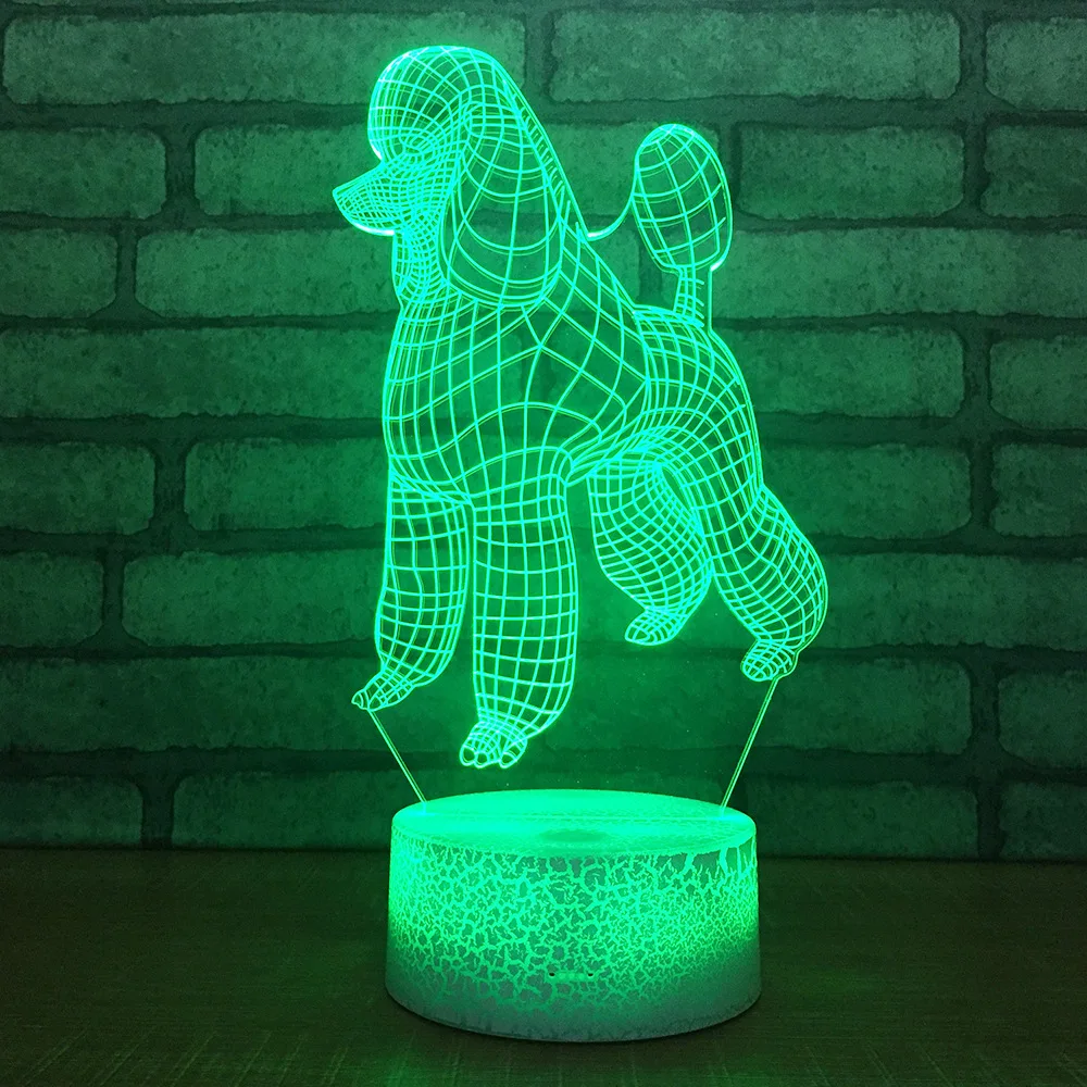 Led Atmosphere 3d Table Lamps Smart Home Decoration Desk Lamp Remote Control Discolourful Colorful 3d Night Light