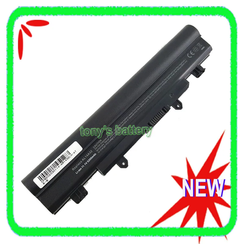 

5200mAh AL14A32 Battery for Acer Aspire E5-421 E5-511 E5-521 E5-551 E5-571 E5-571P E5-472G V3-472 V3-572G