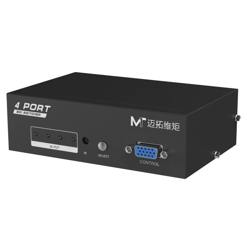 MT-VIKI 4 Port SDI Switch Video Recorder Camera Selector IR Remote Control SD-SDI HD-SDI 3G-SDI Compatible 1080P  SD401