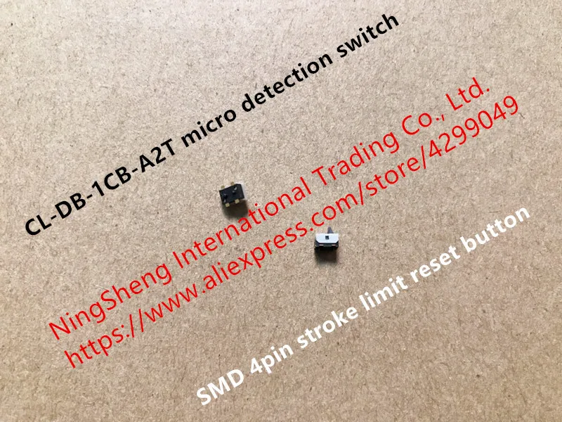 Original new 100% CL-DB-1CB-A2T micro detection switch SMD 4pin stroke limit reset button