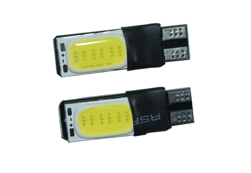 T10 COB LED White Super Bright Car Light 194 168 2825 W5W Parking Backup Reverse For Brake Lamp Ice Blue Cold white DC 12V