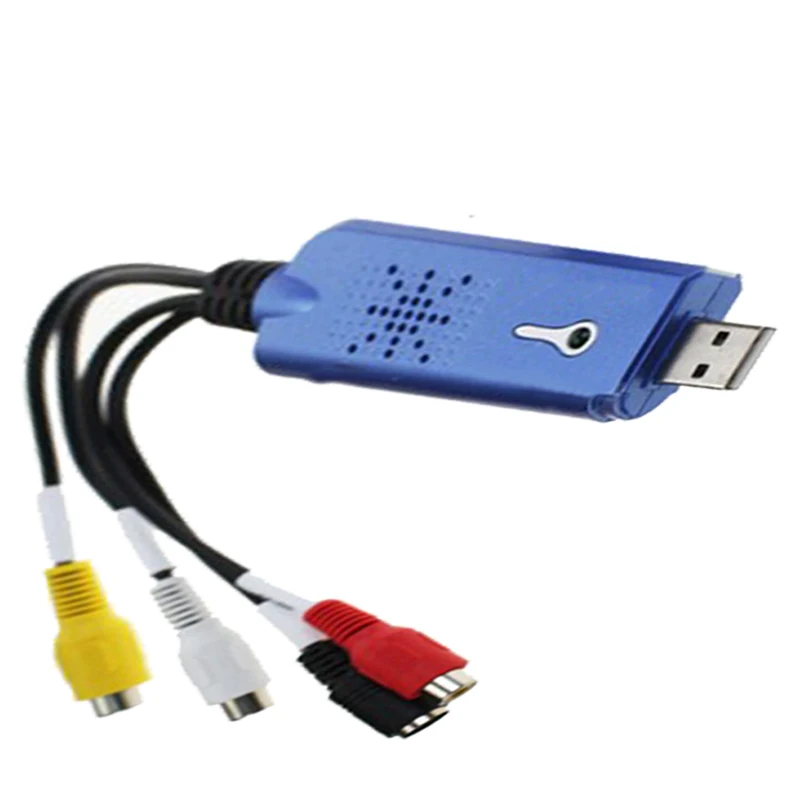 USB 2.0 Video Capture With Audio DC60 STK1160 TV DVD VHS to USB Converter Capture Grabber Adapter for Window