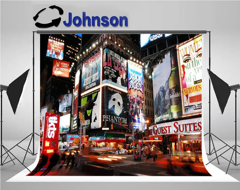 new york city broadway backdrops  High quality Computer print party backgrounds