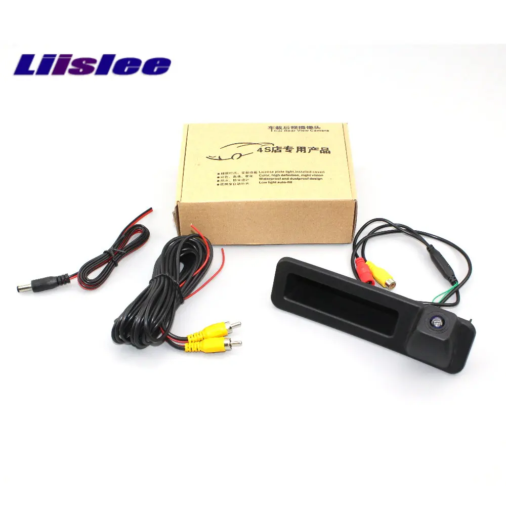Para bmw série 3 f30 2018 2019 2020 câmera de visão traseira do carro estacionamento automático alça tronco hd ccd oem sony cam
