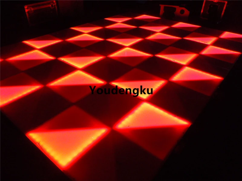 10 pieces 10mm Acrylic cover 1*1m 432pcs rgb led lighted dance floor light weight led dance floor for dance hall/bar/night club