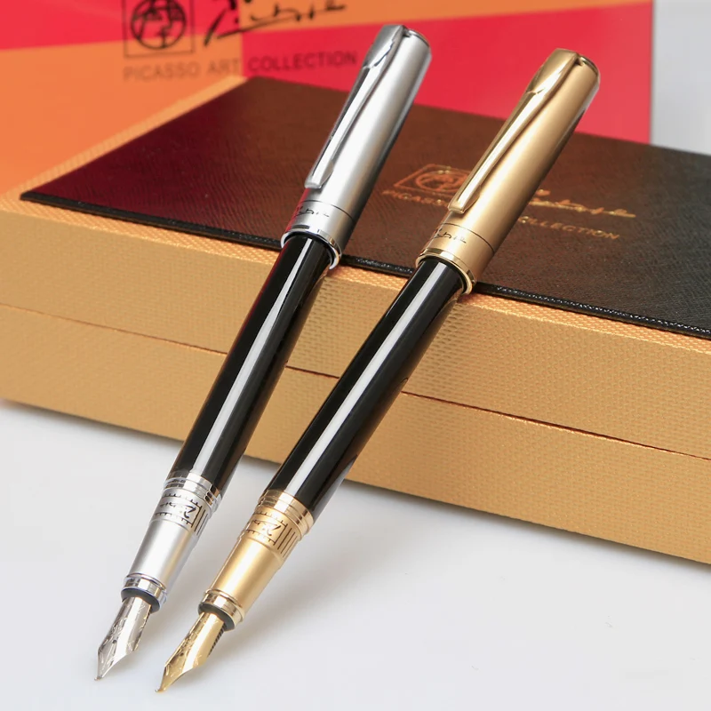 Picasso fountain pen iridium fountain pen 906  Gothic Italy  art pen calligraphy pen meticulous gold silver pimio