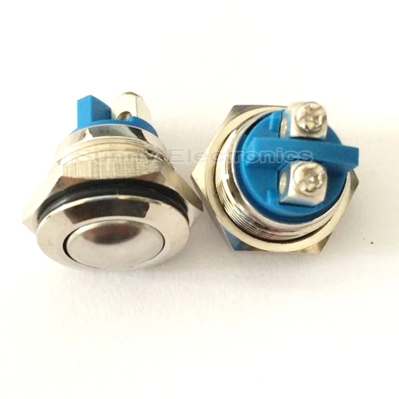 16mm Start Horn Button Momentary Metal Push Button Switch car Boat