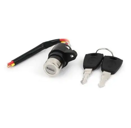 Replacement Parts Ignition Switch Keys Lock for Electric Bike Scooters E-bike