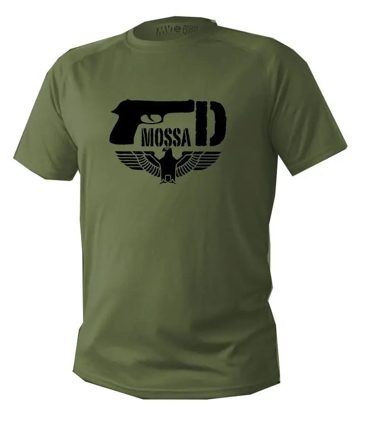 2019 New Summer Casual Men T-shirt T shirt Mens  short sleeve green olive israel defense forces army mossad