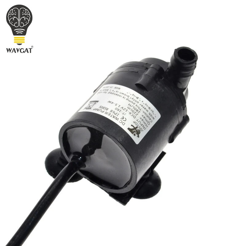 WAVGAT 6V 12V DC Brushless Small Water Pump Motor Pump DIY Hardware Pump Tools 1.8M 280L/H