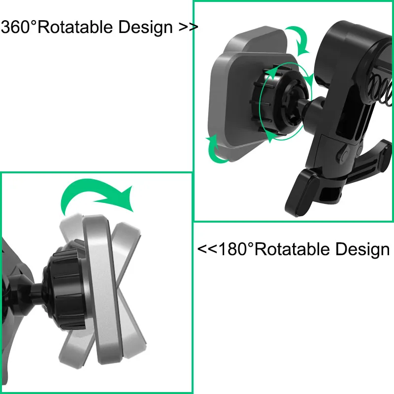 Newest Magnetic Car Phone Holder Air Vent Mount Magnet Holder for iPhone Mobile Phone GPS 360 Degree Universal Car Holders Stand