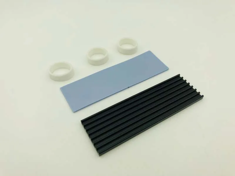 Warmte Aluminium Koeler Heatsink M.2 Koeling Koeler Koellichaam Warmte Thermische Pads voor NGFF NVME PCIE 2280 SSD Harde Schijf schijf 6 Kleur