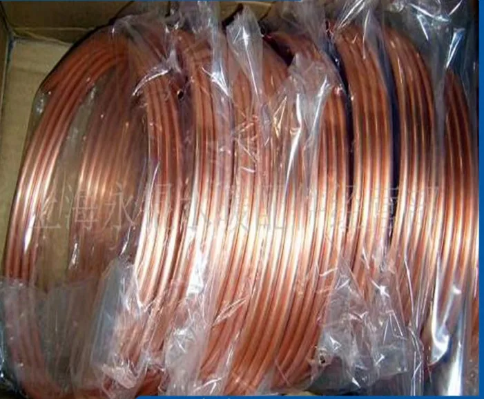 1M 3mm*1mm TPm2 Red Copper coil(pipe),Copper pipe,air-condition Copper tube(pipe),DIY laptop CPU brass heatsink cooling Heatpipe