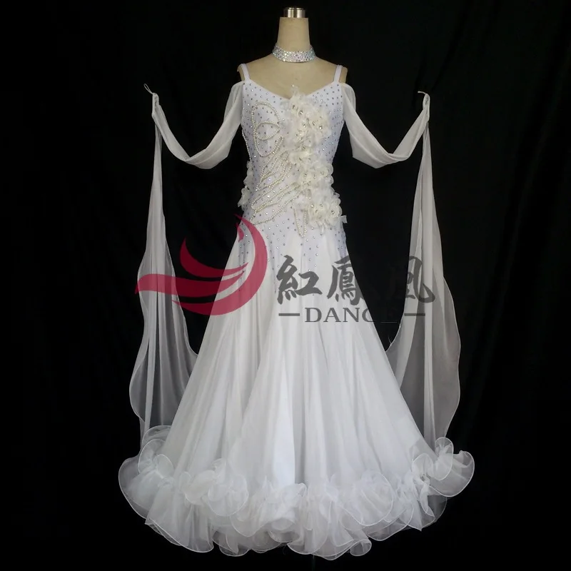 

High-end International Standard Ballroom Smooth Dance Competition Dress, /Ballroom Standard Tango Waltz Dance Dress