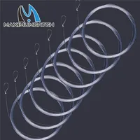 Maximumcatch-líder de pesca con mosca, líder cónico transparente de nailon con bucle, 3/4/5/6X, 6 unidades, 9 pies