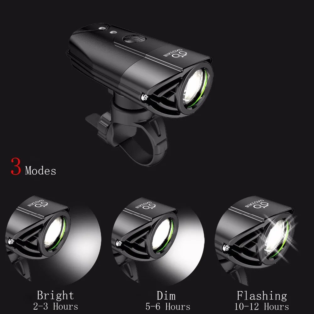 BIKEONO Bicycle Light Bike accessories Headlight LED Taillight USB Rechargeable Flashlight MTB Cycling Lantern For Bicycle Lamp