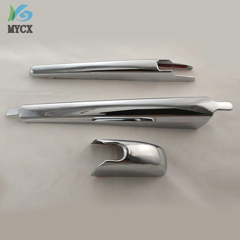 For toyota innova 2016-2019 Rear Window Water Wiper Cover Trim ABS Chrome Car Accessories Auto Accessories