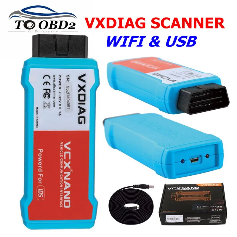 

OBD2 Car Diagnostic tool VXDIAG VCX NANO WIFI/USB version for Mazda for Ford 2 in 1 V112 Auto Diagnostic Tool Scanner